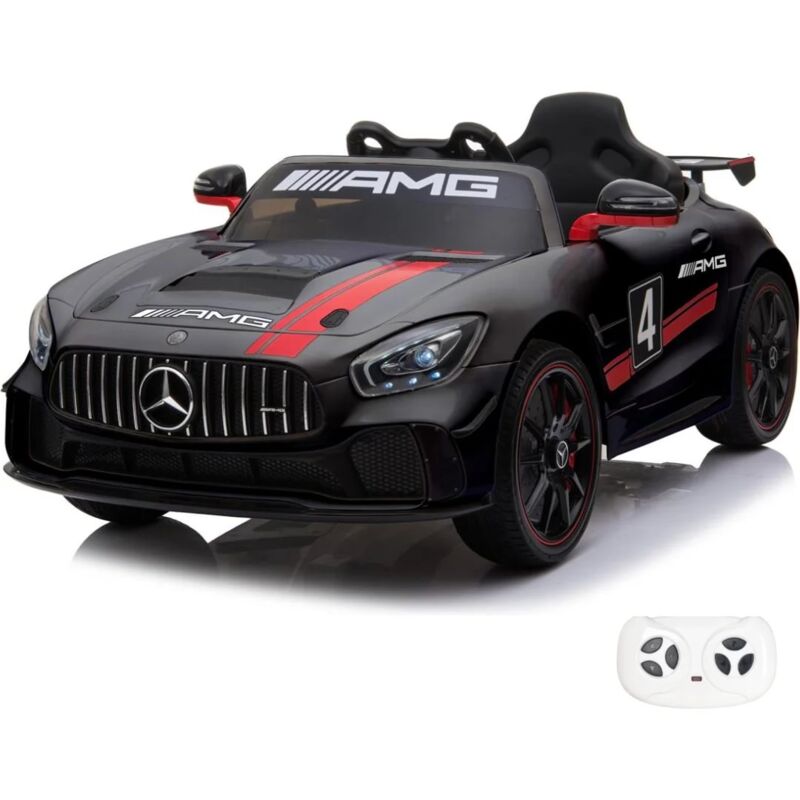 Berghoff - Mercedes amg GT4 - Voiture Enfants 12V - 1 à 6 ans - Télécommande - Noir