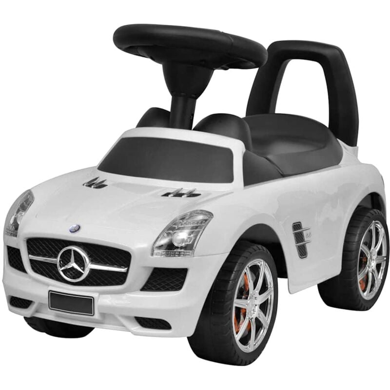 

vidaXL Coche Correpasillos para Niños Mercedes Benz Blanco - Multicolor