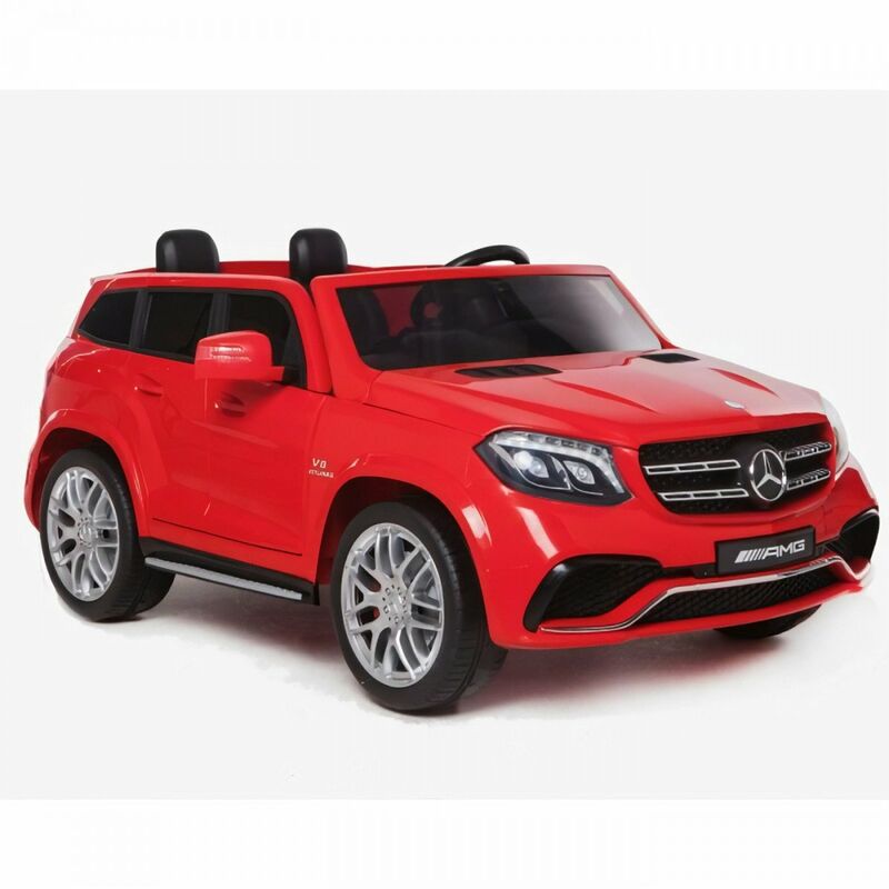Voiture Electrique Enfant 2 places - Mercedes Benz GL63 AMG 12V - Rouge