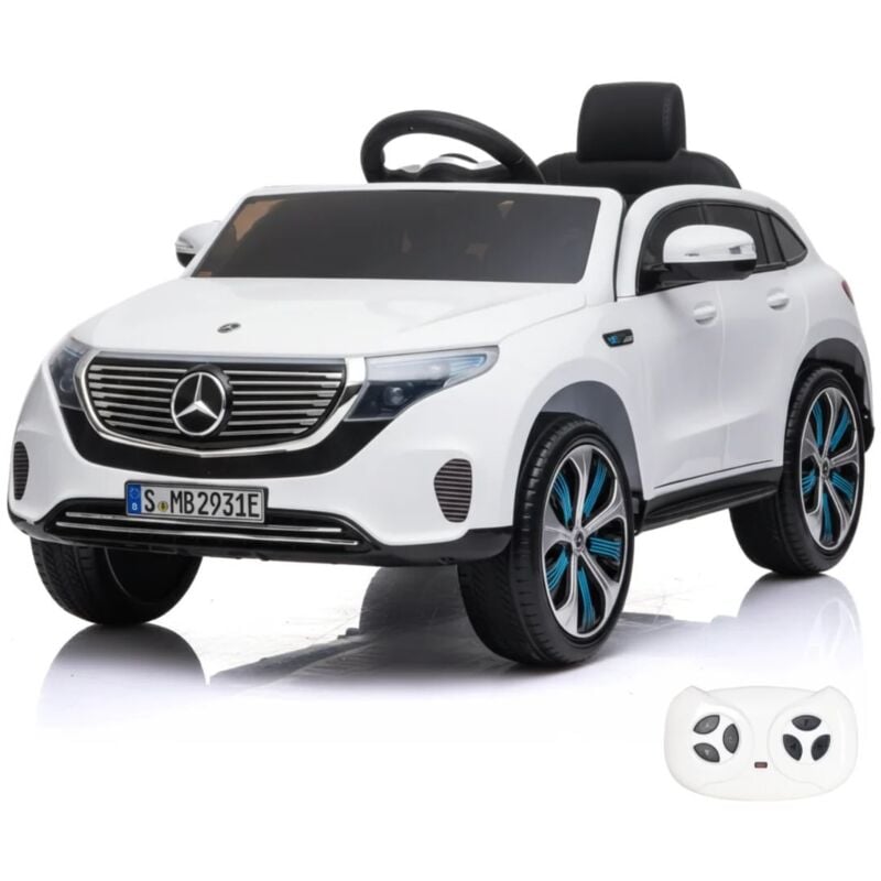 Berghoff - Mercedes EQC400 - Voiture Enfants - Batterie 12V - 1 à 6 ans - Blanc