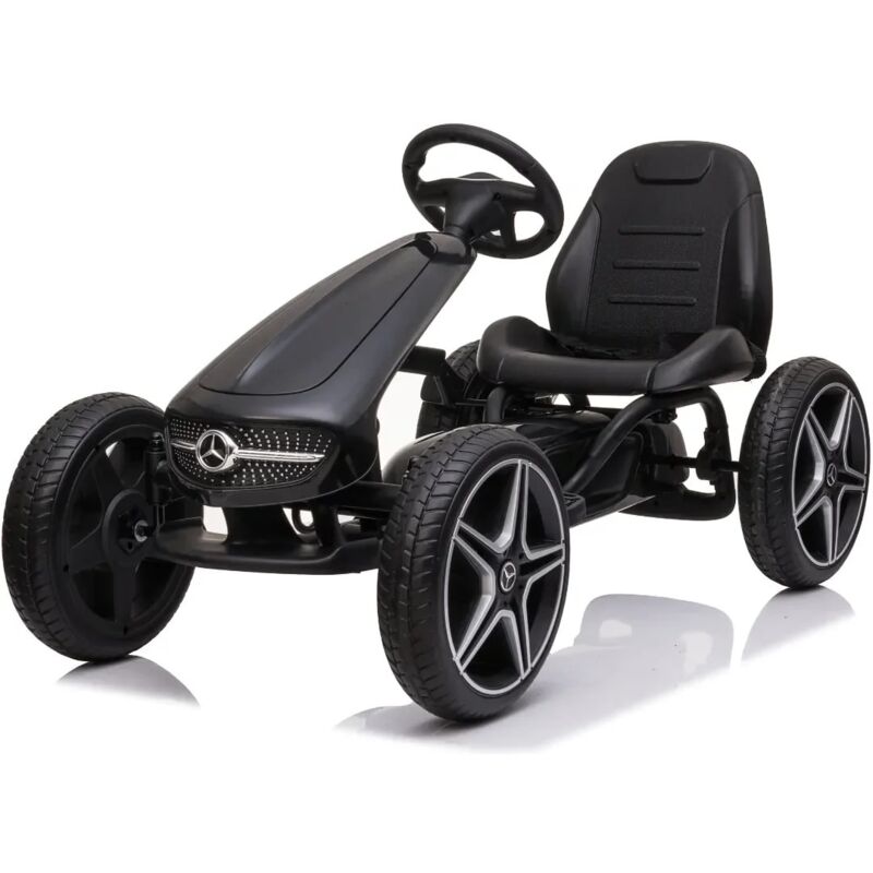 Berghoff - Mercedes Kart à Pédale - Go Kart Enfant - 3 à 7 ans - Pneus eva - Noir