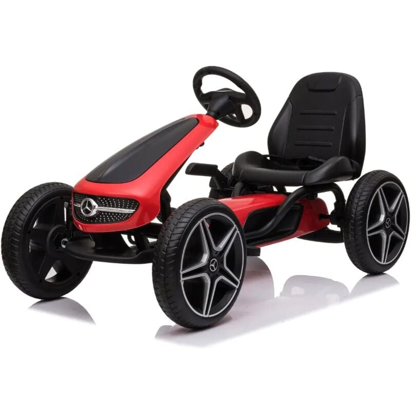 Berghoff - Mercedes Kart à Pédale - Go Kart Enfant - 3 à 7 ans - Pneus eva - Rouge
