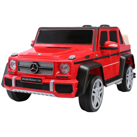 Mercedes-Maybach G650 Elektroauto für Kinder - Rot - 12V - 3-5 km/h