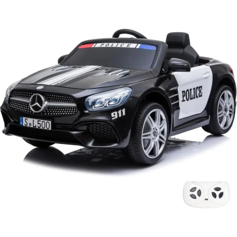 Berghoff - Mercedes SL500 amg - Voiture Electrique de Police - 12V - 1 à 6 ans - Blanc