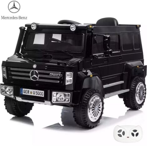 BERGHOFF Mercedes Unimog U5000 Elektro-Kinderfahrzeug 12V - Schwarz