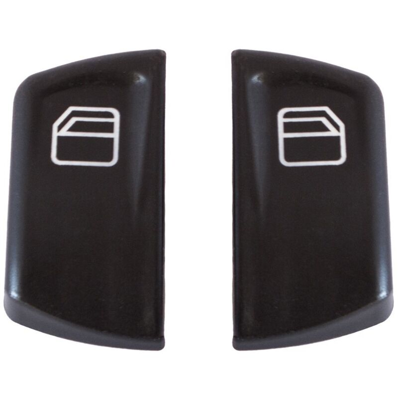 Mercedes Vito II / Viano (W639) 03-15 Cubiertas de botones de interruptores de ventana en el panel izquierdo Juego de 2 piezas