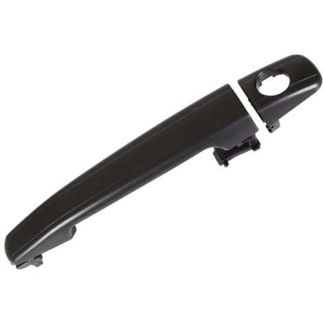 Mercedes W163 Clase ML 98-05 Manija de puerta exterior NEGRA CON AGUJERO delantera izquierda