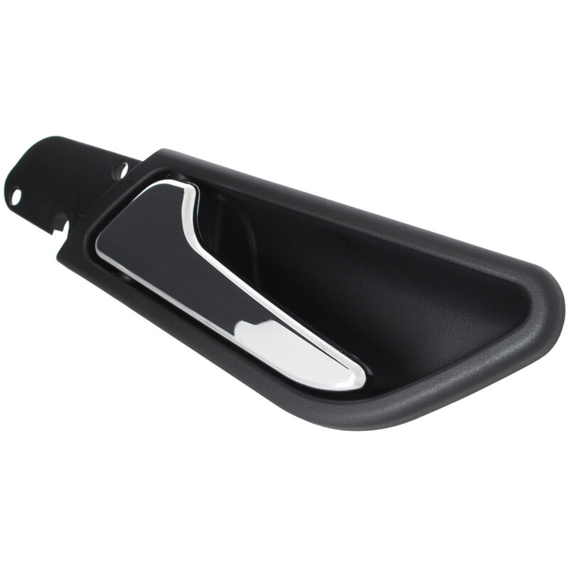 Mercedes W169 Clase A 08-12 manija interior de la puerta delantera = trasera NEGRO + CROMO izquierda