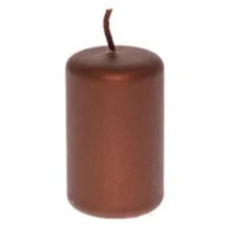 MERCURY CANDELA A COLONNA LUCID DIAM.4,5x h. 7,5 CM - COLORE MARRONE, DURATA 18H