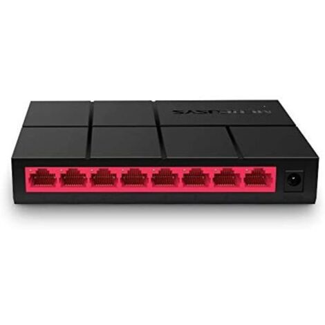 Mercusys MS108G commutateur réseau Non-géré Gigabit Ethernet (10/100/1000) Noir