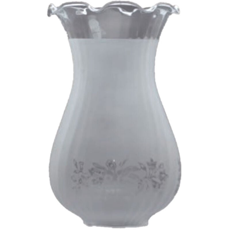 Ltde - merida Lampenschirm aus Glas 19x13cm matte Öffnung von 5cm