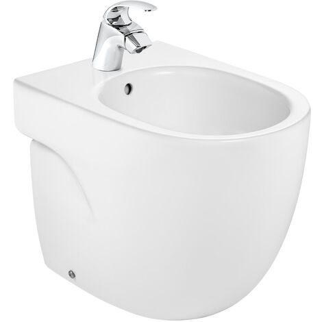 ROCA Bidé de porcelana compacto - Serie Meridian , Color Blanco