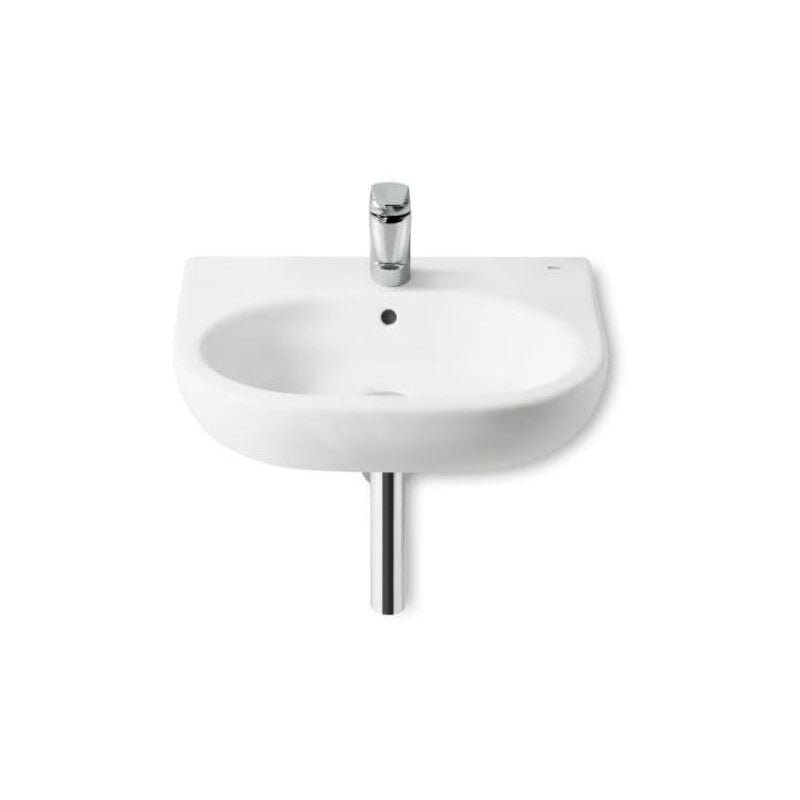 Meridian - Lavabo 550x460 mm, avec trop-plein, trou pour robinetterie, blanc A327243000 - Roca