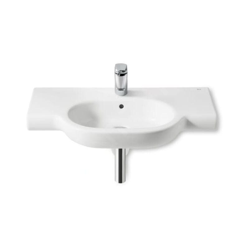 Roca - Meridian - Lavabo 850x460 mm, avec trop-plein, trou pour robinetterie, blanc A32724D000