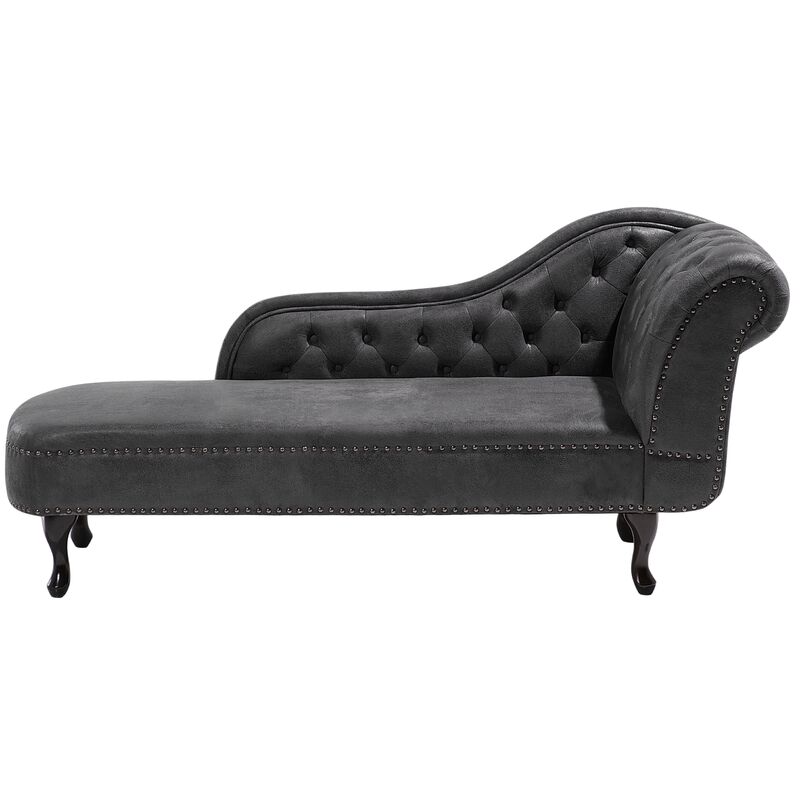 meridienne chesterfield grise cote droit nimes