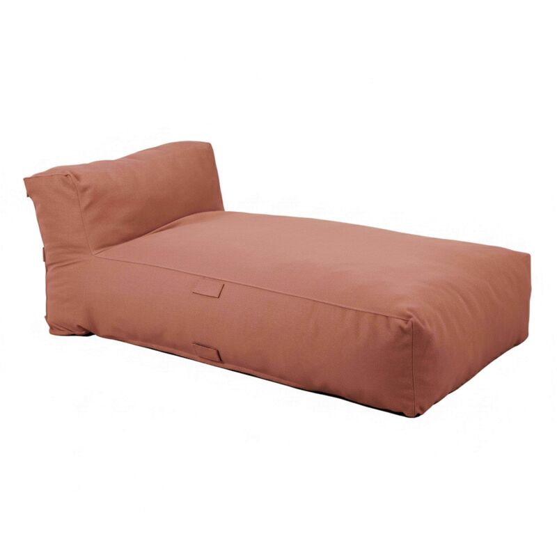 Oviala - Méridienne pour salon de jardin modulable terracotta - Mixi