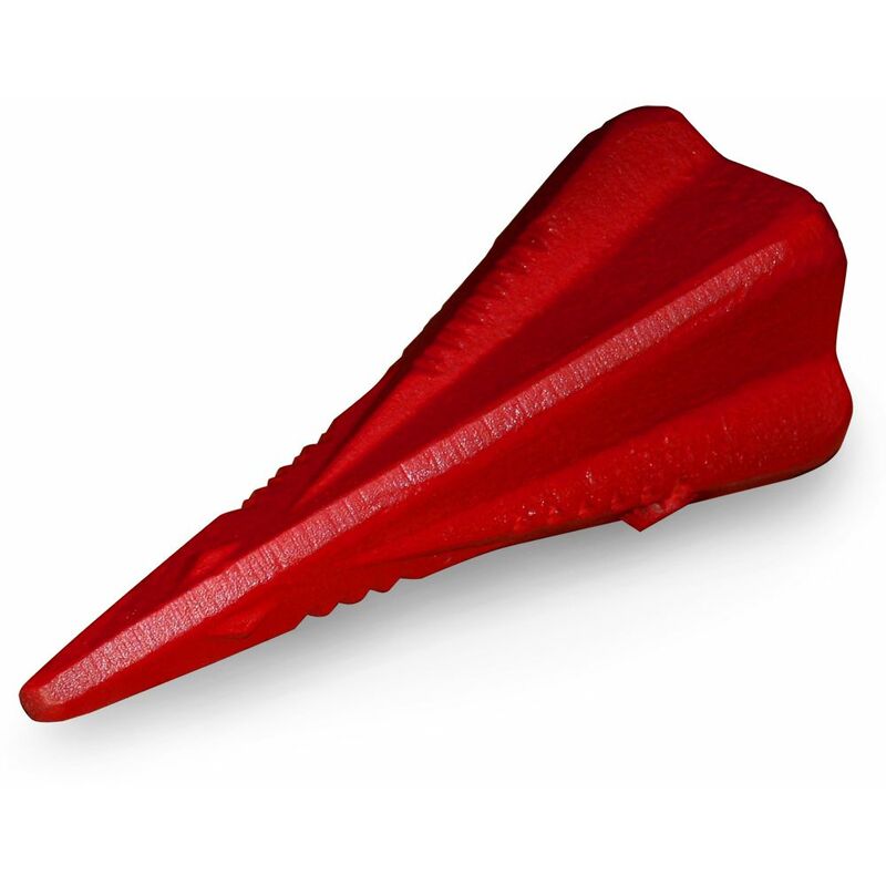 Deuba - Coin fendeur eclateur pour buche bois en métal couleur rouge 17 cm