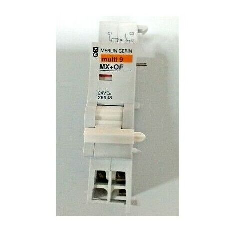 Merlin Gerin 26948 Déclencheur Voltmétrique Multi 9 - Mx-Of - 24 V Ca