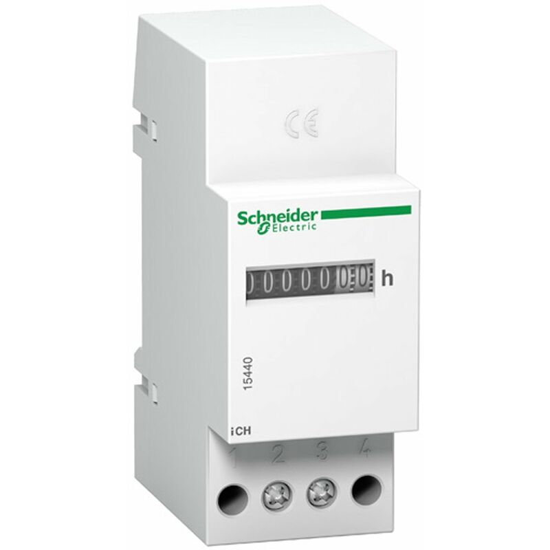 Schneider Electric - PowerLogic, Compteur horaire modulaire ch 230 vca - 15440