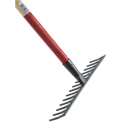 Mermier-1889 Râteau ergonomique acier 150 cm 14 dents