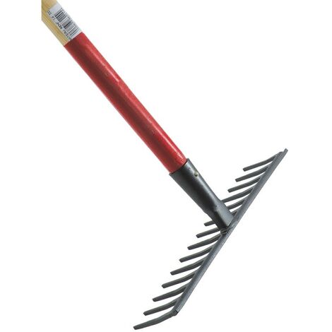 Mermier-1889 Râteau ergonomique acier 150 cm 14 dents