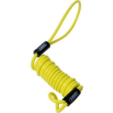 Mermory cable pour antivol bloque disque - jaune