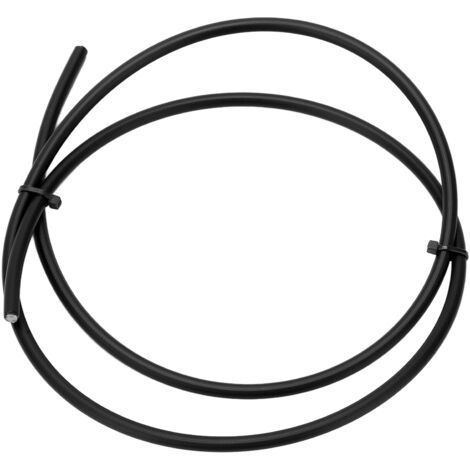 MEROCA Tuyau de Frein Hydraulique pour VTT - Câble de Frein à Disque, Diamètre 5mm, Longueur 1m, Noir