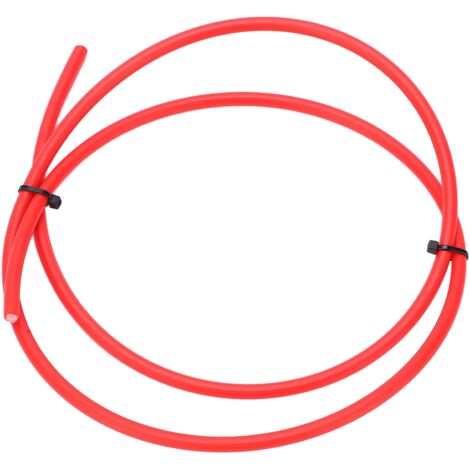 MEROCA Tuyau Hydraulique VTT pour Freins à Disque - Câble de Frein Hydraulique 5mm, Longueur 1m, Rouge