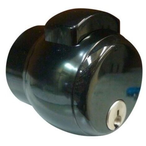 Meroni bouton premiapri 13NE poignA e noire pour portes de salle de bain