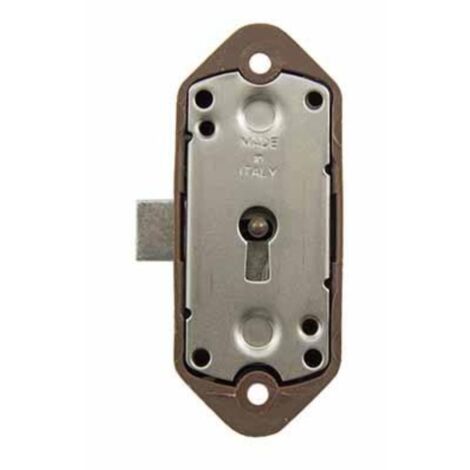 MERONI cerradura armario 93-b marron sin llave sin accesorios