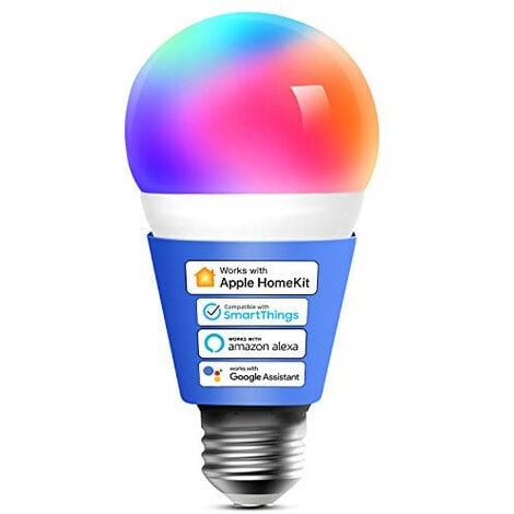 ANTELA Ampoule Connectée E27 10W LED WiFi Multicouleurs RGBW, Compatible  avec Alexa/Google Home, Ampoule Intelligente Pas Besoin de Hub, 2 PCS :  : Luminaires et Éclairage