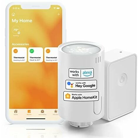 Meross MTS150HHK thermostat blanc pour chauffage intelligent