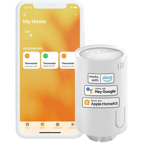 Meross MTS150HK robinet thermostatique blanc connecté