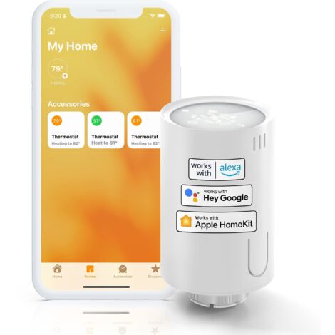 Meross Smart Valvola Termostatica Intelligente Wi-Fi