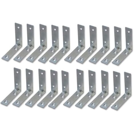 Merriway BH00026 Angolo, parentesi graffe, Placcati in Zinco Brillante