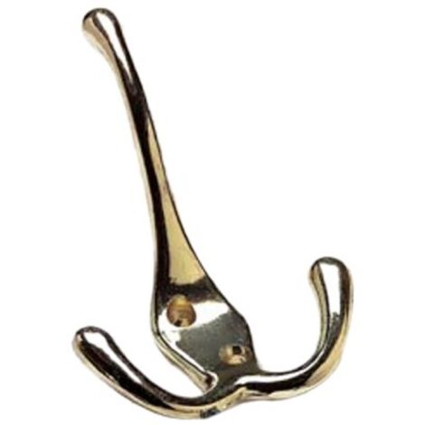 Merriway BH00830 Gancio Appendiabiti Triplo, Bianco