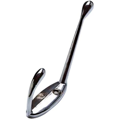 Merriway BH01126 Ganci Appendiabiti Cromati, Bianco, Set di 2 Pezzi