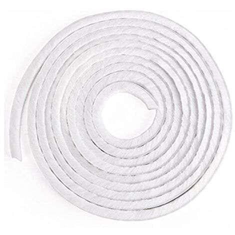 Merriway BH04951 Striscia Sigillante Autoadesiva Paraspifferi, para-Polvere, Impermeabile, Bianco, 15 mm x 5 m