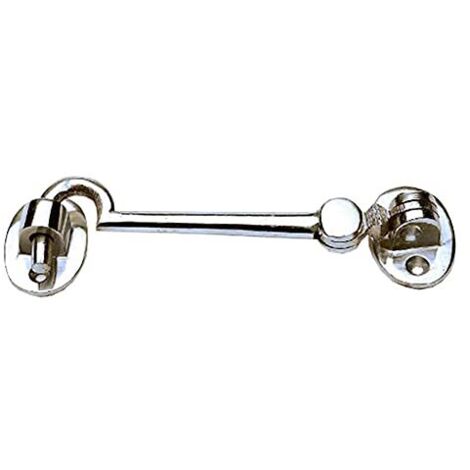 Merriway BH05647 Gancio Fermaporta per Cabine o Armadi, Bianco
