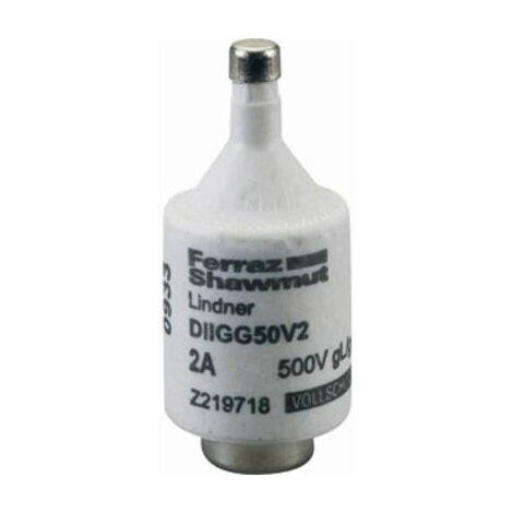 MERSEN 00597.010700 FUSIBLE DIAZED TAILLE DU FUSIBLE = DII 10 A 500 V