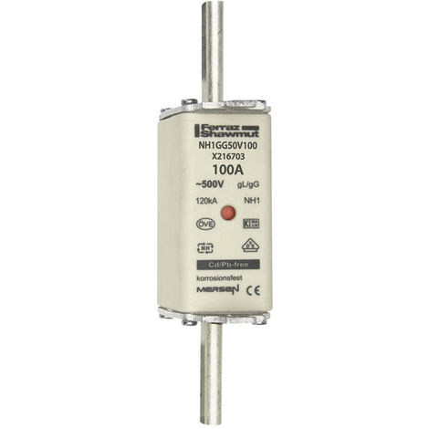 Mersen 1B163.000000 NH-Sicherung   Sicherungsgröße = 1  100 A  500 V 1 St.