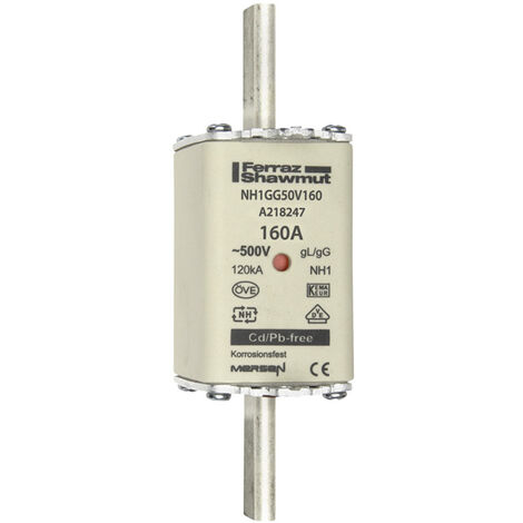Mersen 1B169.000000 NH-Sicherung   Sicherungsgröße = 1  160 A  500 V 1 St.