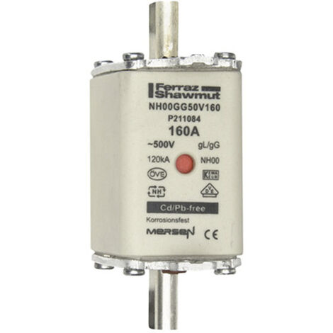 Mersen 1B769.000000 NH-Sicherung   Sicherungsgröße = 00  160 A  500 V 1 St.