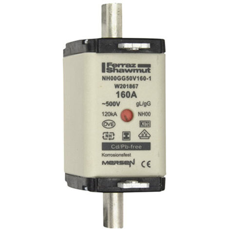 Mersen 1F769.000000 NH-Sicherung   Sicherungsgröße = 00  160 A  500 V 1 St.