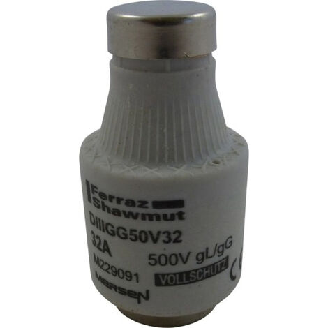 MERSEN DIII 32A GG SCHW.D-SICHERUNG 500V/DIAZED M229091