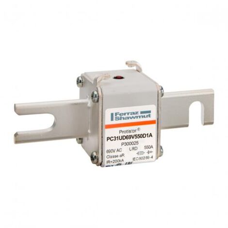 Mersen Ferraz Fusibile TAG 31 700VAC URD 500ELTPC31UD69V500D1A