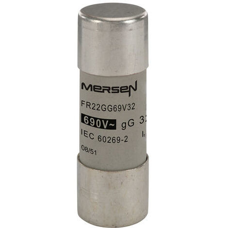 Mersen Fusibili a puntale 22x58 gG da 500 a 690 V CA 32AELTFR22GG69V32