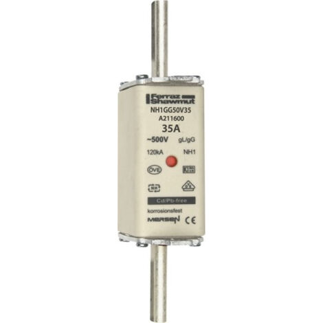 Mersen NH-Sicherungseinsatz SF Gr.1 gG 35A/500V KM NH1GG50V35