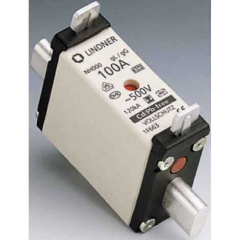 Mersen NH-Sicherungseinsatz SG Gr.000 gG 80A/500VKM NH000GG50V80-1