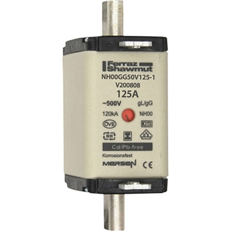 Mersen NH-Sicherungseinsatz SG NH00GG50V125-1